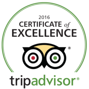 Comfort Suites 2016 Winner Trip Advisor Certificate of Excellence