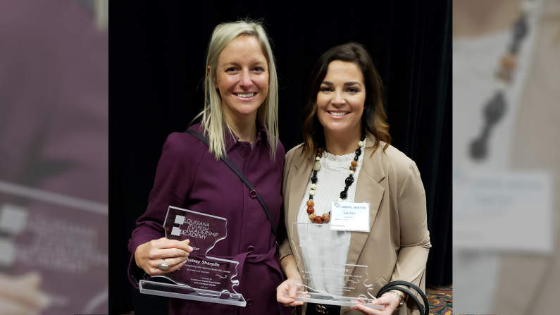 Chelsey and Lauryn Sharplin graduate from the Louisiana Tourism Leadership Academy